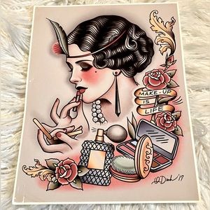 • Traditional style print •